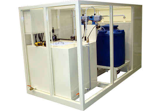 폐수처리기 후면